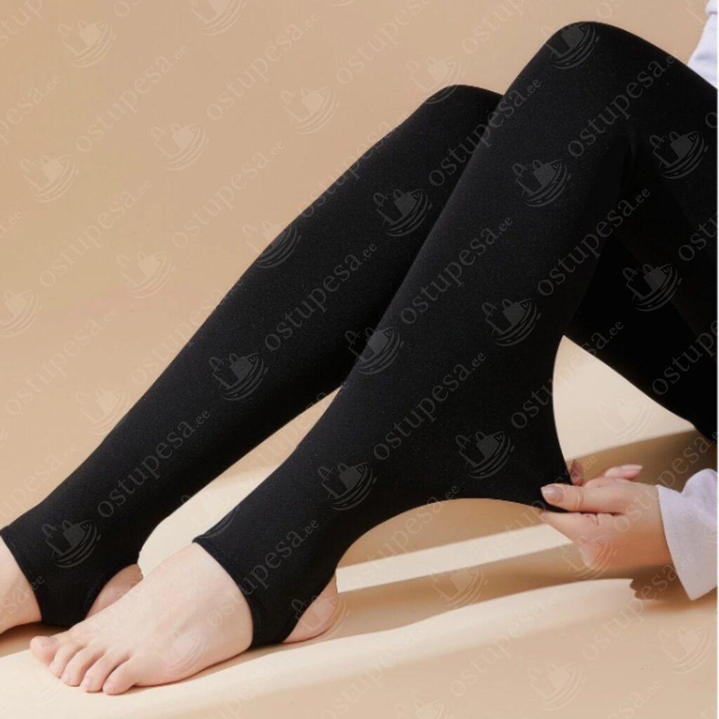 Naiste retuusid, karvase voodriga, kanna alt kinnitatavad