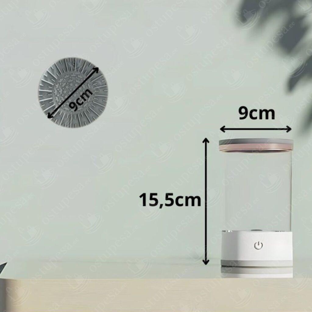 Automaatne meigipintslite puhastusseade, USB-laetav