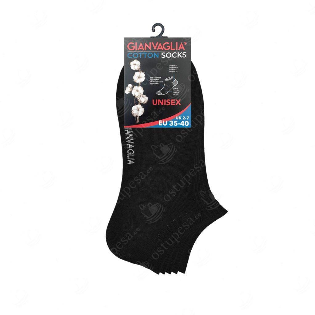 Madalad sokid, 5 paari pakis, 3 erinevat pakki komplektis