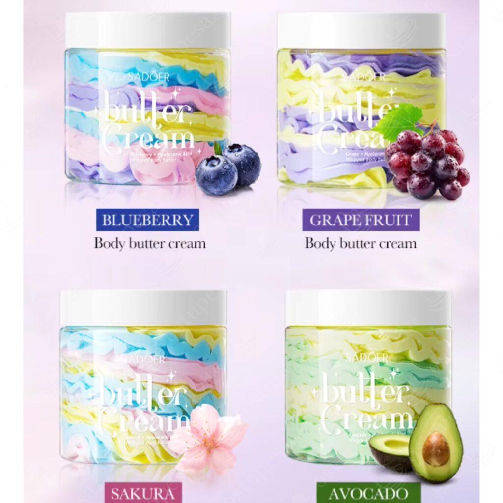 Värviline kehakreem, 180g, Sadoer