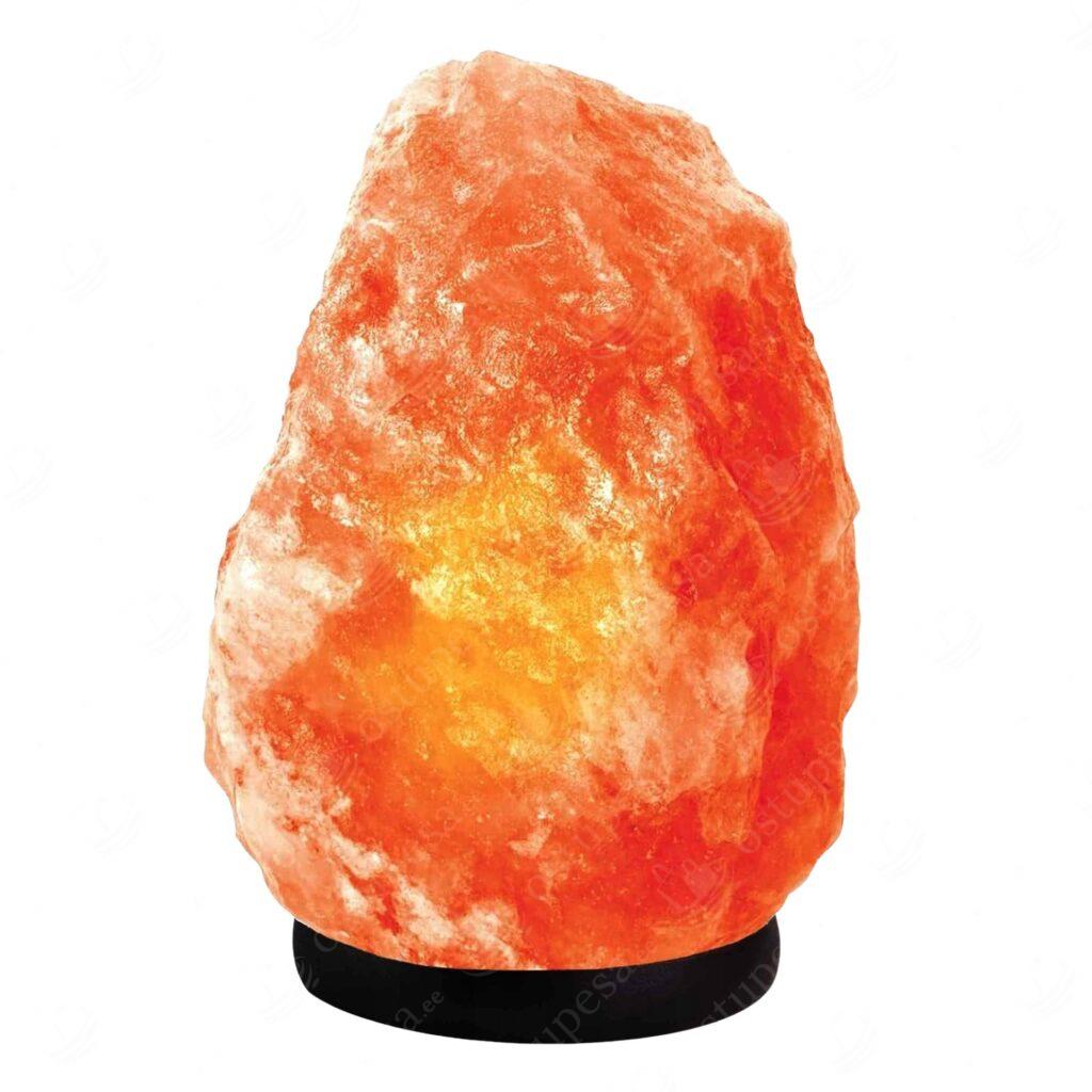 Soolalamp puidust alusel, 2–3 kg