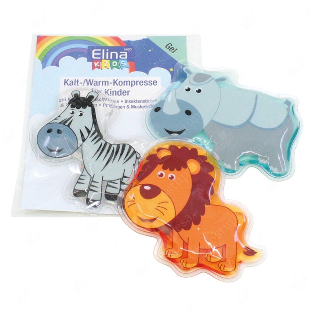 Külm/soe kompress, Elina Kids, 3 tk komplektis