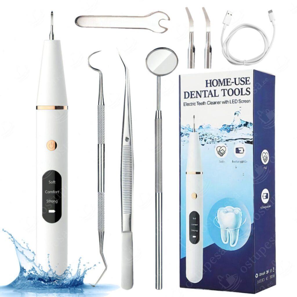 Ultraheli hambapuhastusseade LED-valgustusega