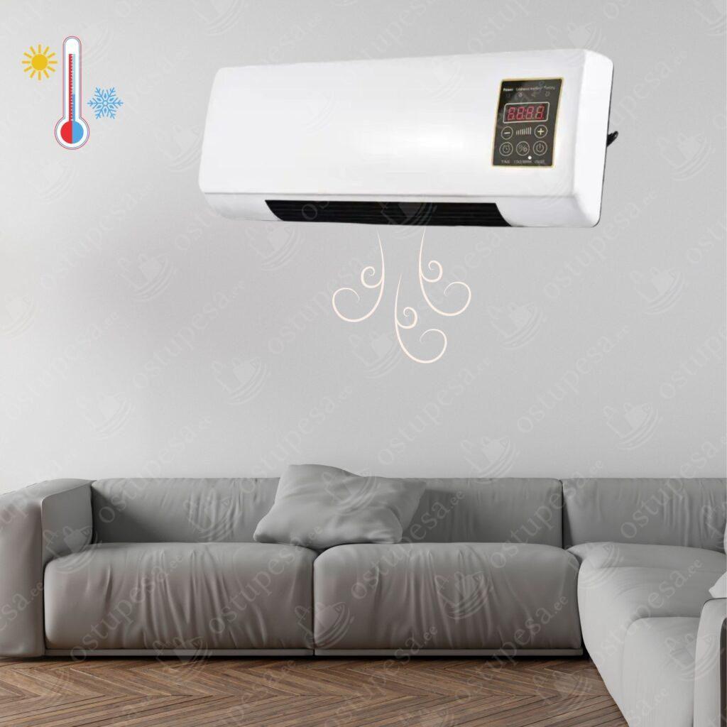 Termoventilaator, seinale paigaldatav