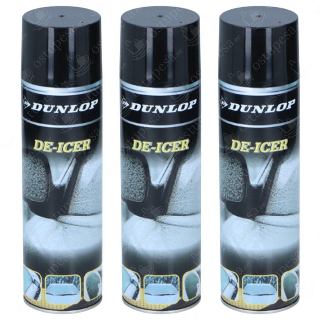 Autoklaasi jääsulataja, 600 ml, Dunlop De-Icer, 3 tk komplektis