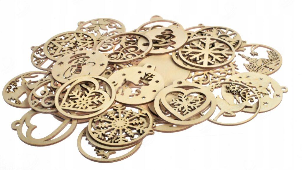 36-osaline puidust kuuseehete komplekt