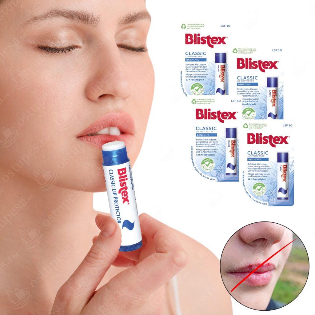 Blistex Classic huulepalsam, 4 tk komplektis
