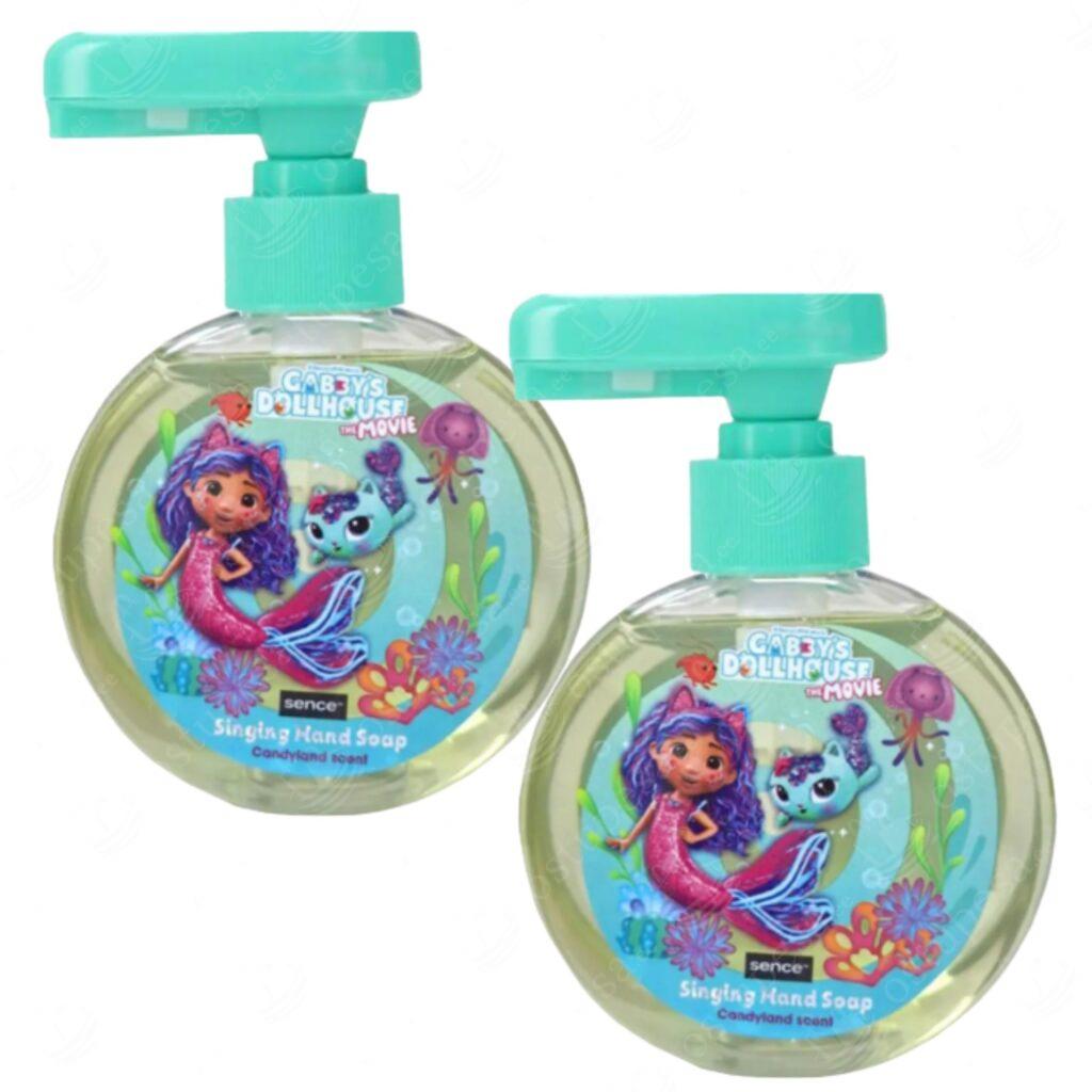 Laulev käteseep, 250 ml, Gabby’s Dollhouse, 2 tk komplektis