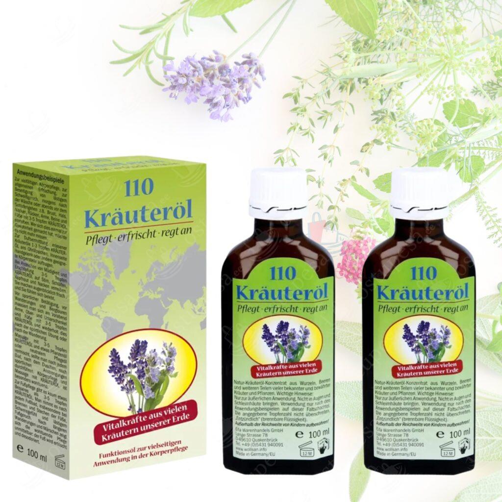 110 taimega looduslik õli, 100 ml, Kräuteröl, 2 tk komplektis