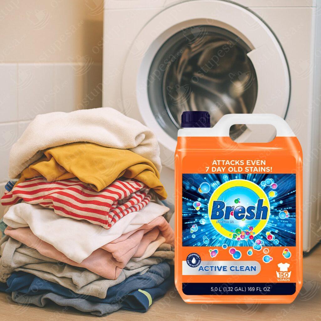 Pesugeel, Bresh, värvilisele ja valgele pesule, 5L