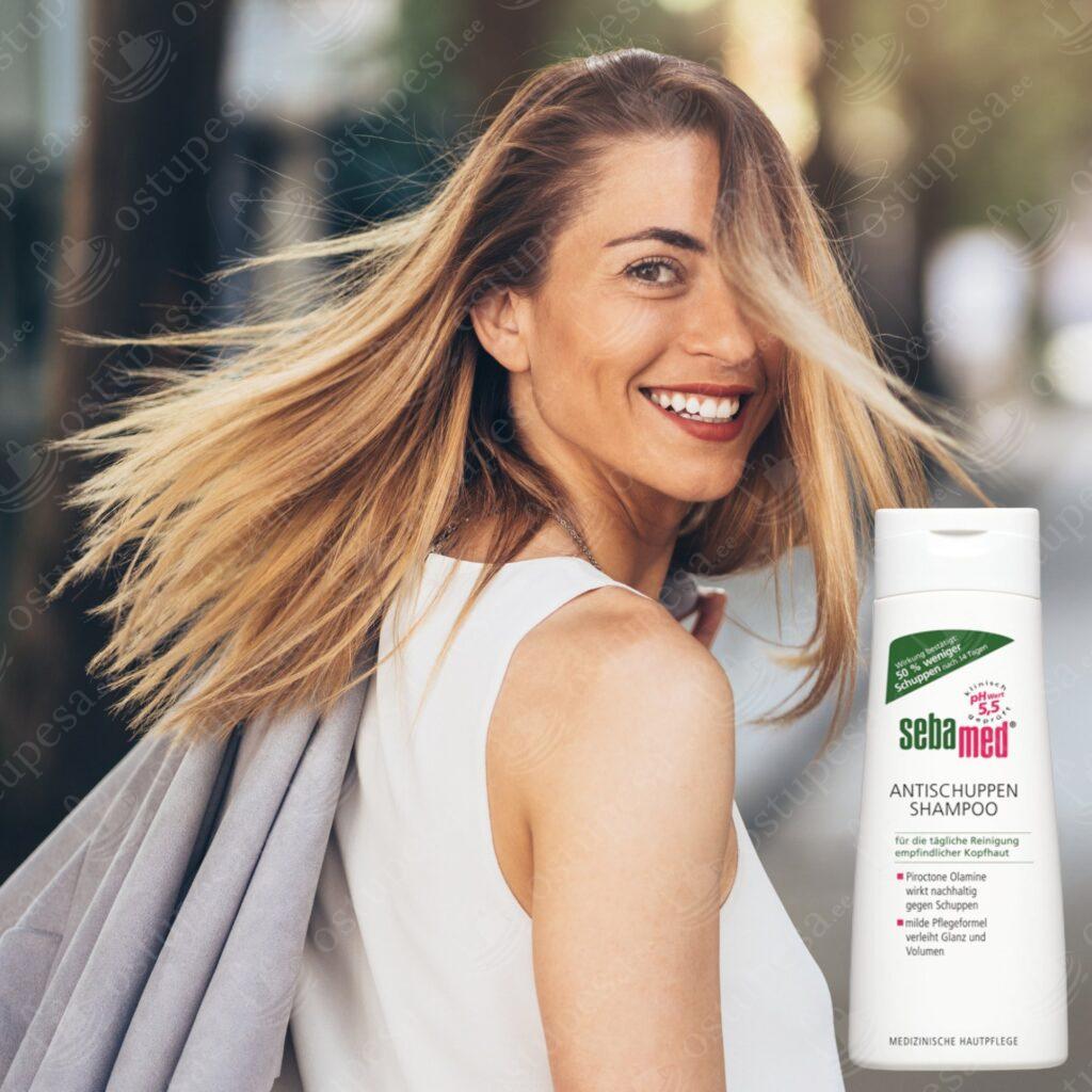 Šampoon, kõõmavastane, 200 ml, Sebamed