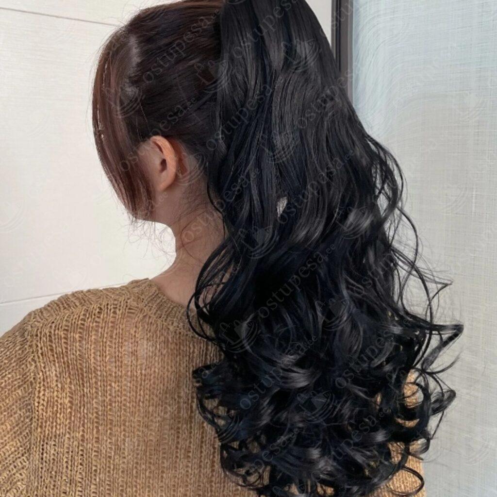 Juuksepikendus, lokkis hobusesaba, 60cm