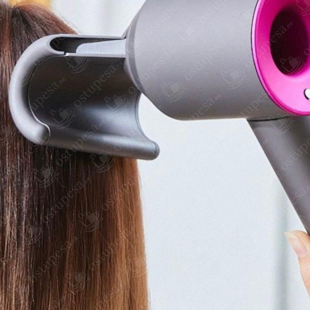 Föön, 5 erineva otsikuga, hall-roosa