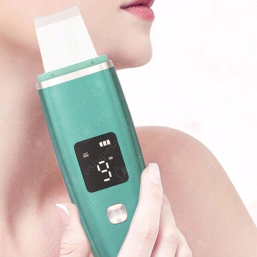 Ultraheli näopuhastusseade, roheline