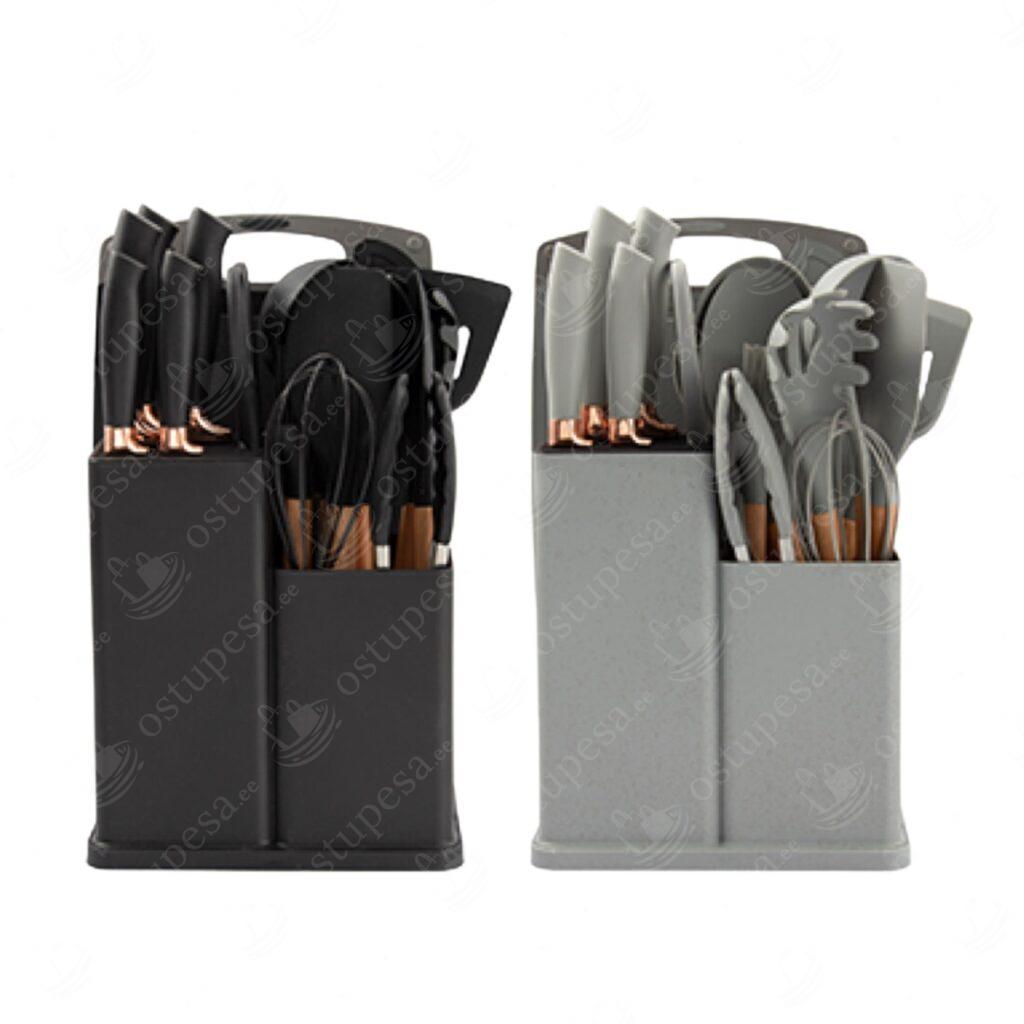 19-osaline köögitarvikute komplekt