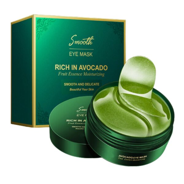 Silmaümbruse geelpadjad, avokaado ja 24K karp komplektis