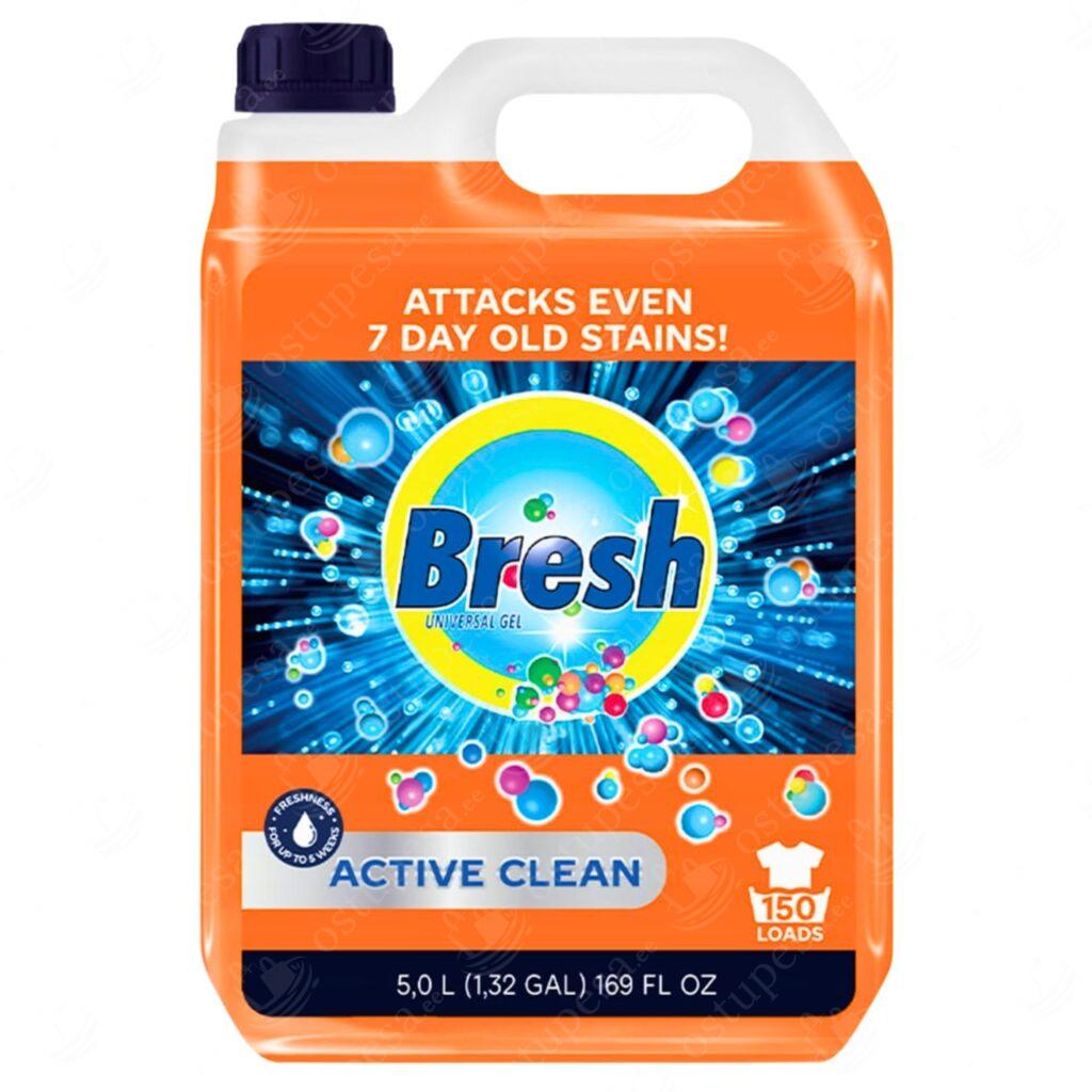 Pesugeel, Bresh, värvilisele ja valgele pesule, 5L