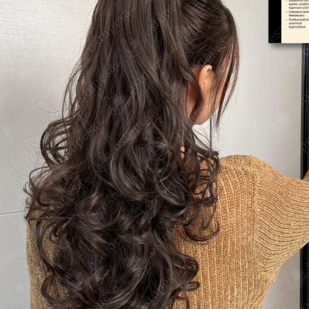 Juuksepikendus, lokkis hobusesaba, 60cm