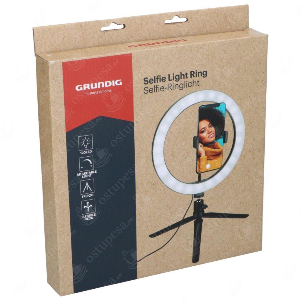 Selfie-ringvalgusti statiiviga, Grundig