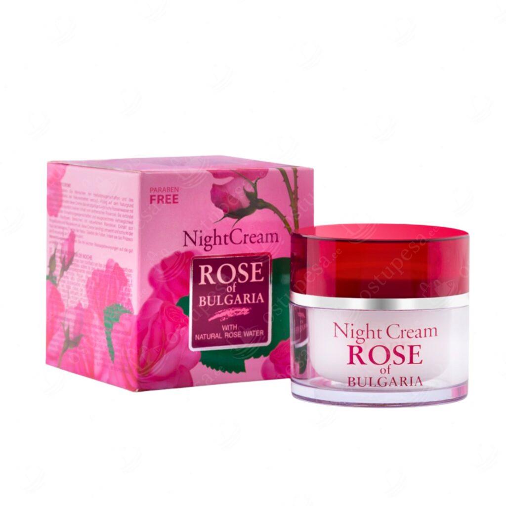2-osaline komplekt päeva- ja öökreem roosiõliga, Bulgaria Rose, 2 x 50 ml