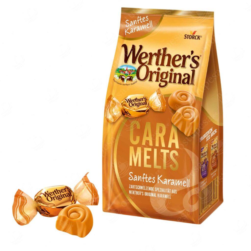 Karamellikommid Werther’s Original CaraMelts, 153 g, 3 pakki komplektis
