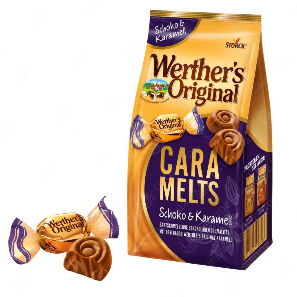 Karamellikommid Werther’s Original CaraMelts, 153 g, 3 pakki komplektis