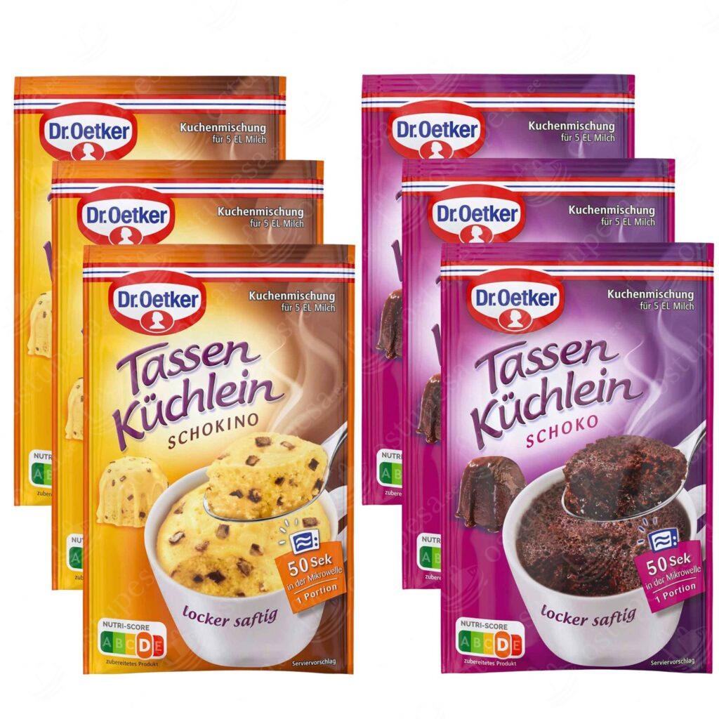 Tassikoogi segu, 50 g, Dr. Oetker, 6 tk komplektis (3 x schoko ja 3 x schokino)