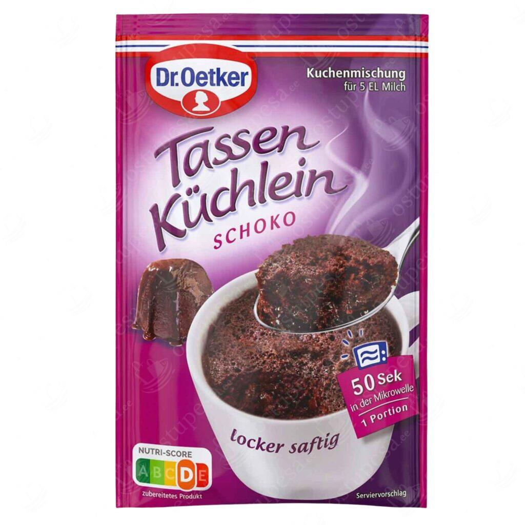 Tassikoogi segu, 50 g, Dr. Oetker, 6 tk komplektis (3 x schoko ja 3 x schokino)