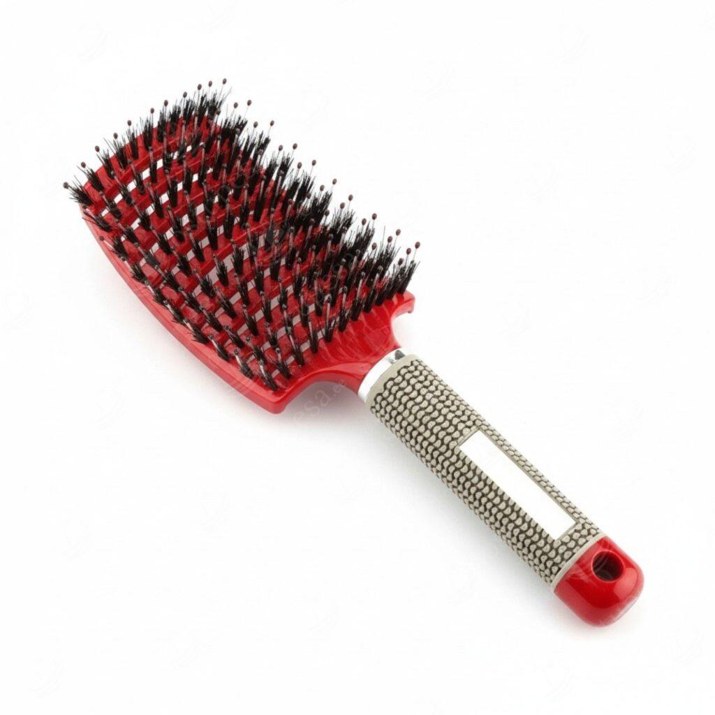 Pusadevastane juuksehari, punane-must