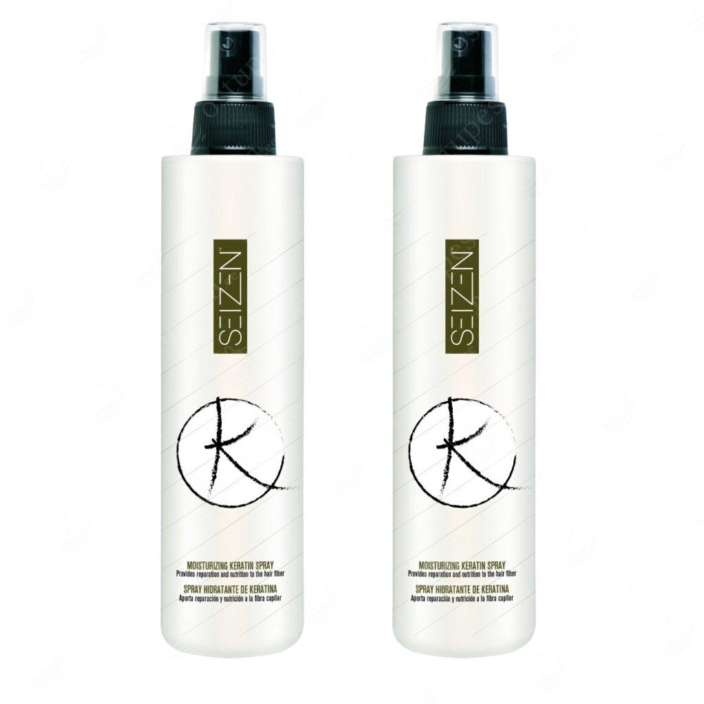Keratiiniga juuksesprei, 200 ml, Seizen, 2 tk komplektis