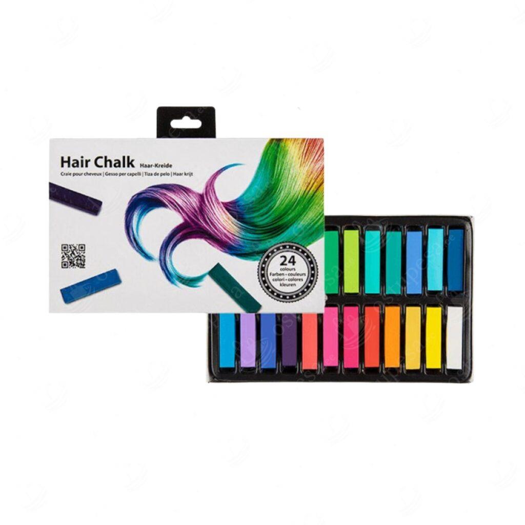 Juuksekriidid, pestavad, 24 tk pakis